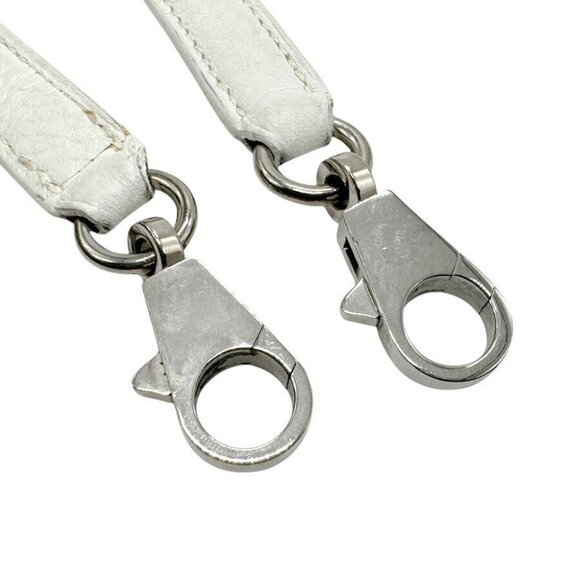 Auth HERMES Shoulder strap white Taurillon Clemence z2956 - Picture 4 of 9